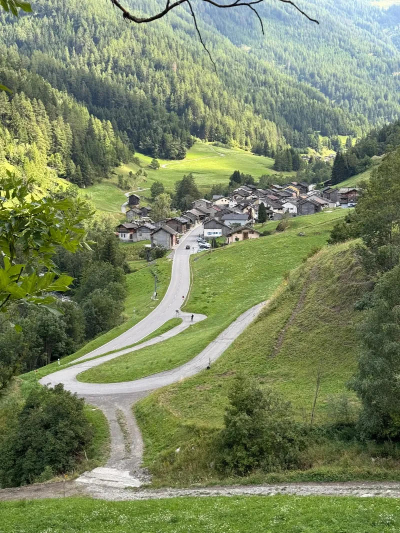 A mountain refuge on the Tour du Mont Blanc